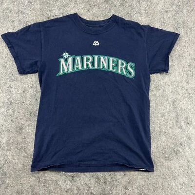Camisa Seattle Mariners Para Hombre Pequeña Blanca Verde Robinson Cano #22 Foto 1 de 4
