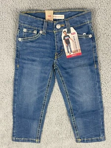 Levi's 502 Regular Taper Jeans Toddler Denim Pants Infant Boys Adjustable Waist - Picture 1 of 16