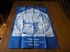 Weltkarte 1300 Geschirrtuch von Haldingham Küchentuch 29" x 18 1/2" NEU - Bild 1 von 4