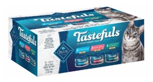Blue Buffalo 803486 Fish & Chicken Pate Variety 12 Cans Pack 3 oz. Wet Cat Food - Picture 1 of 4
