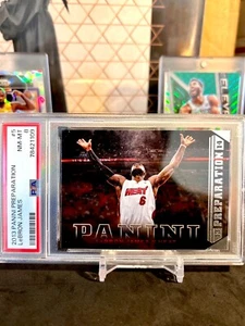 ⭐️ LEBRON JAMES 2013 PANINI PREPARATION #5 PSA 8 NM-MT GRADED CARD CHALK TOSS 🔥 - Picture 1 of 2