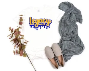 Sigma Gamma Rho Dripping Graphic Tee - Unisex Short Sleeve Crew Neck Shirt - Picture 1 of 4