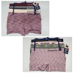 REEBOK Women Small Performance 4-Pack Seamless Boy Shorts Assorted Colors U PICK - Picture 1 of 3