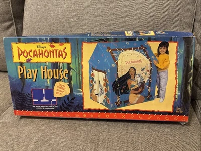 Vintage Disney Pocahontas Play House Tent 40x30x44 ERO New - Image 1 of 4