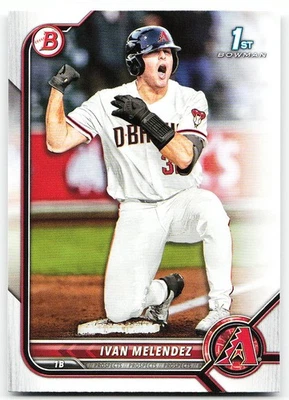 🔥 2022 Bowman Draft #BD-29 Ivan Melendez - Image 1 of 2