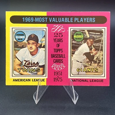 1975 Topps #207 69' MVP's Killebrew/McCovey #207 VG - Image 1 of 3