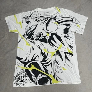 Dragon Ball Z Super TOEI Animation Shirt Goku AOP Lightning Anime Y2K Size M - Picture 1 of 14
