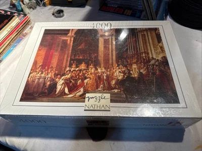 4000 Натан коронации Наполеона I - головоломка 98 x 138 см - запечатанный РЕДКАЯ - Изображение 1 из 4