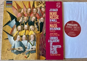 PHILIPS 6527 099 BACH MASS IN B MINOR EXCERPTS LP MARRINER (1981) EX++ HOLLAND - Picture 1 of 3