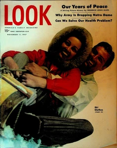 Look Magazine November 11 1947 Jean Peters Kenneth Cramer Joan Bennett - Picture 1 of 2