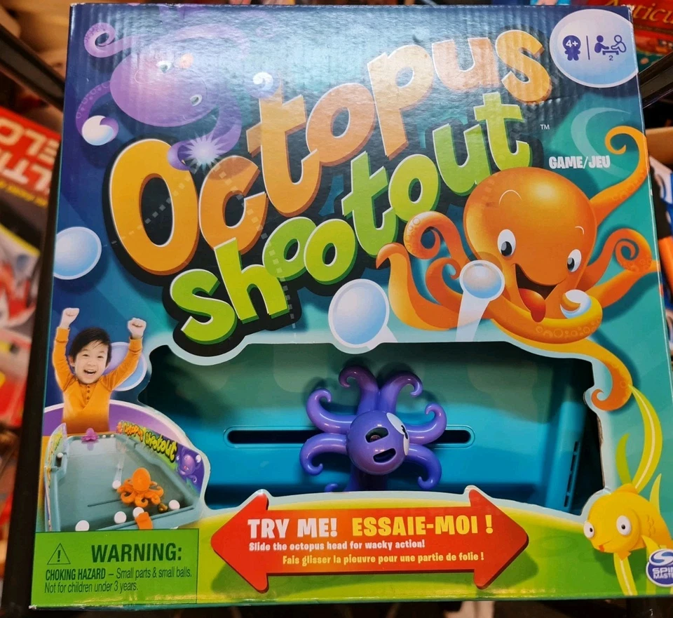 295 Octopus Shootout, Fun and Wacky Tabletop Hockey Game, for Kids Aged 4 and Up - Image 1 of 1