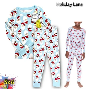 NWT Holiday Lane Little & Big Kids Sz 6 Cotton Snug Fit Matching Family Pajamas - Picture 1 of 10