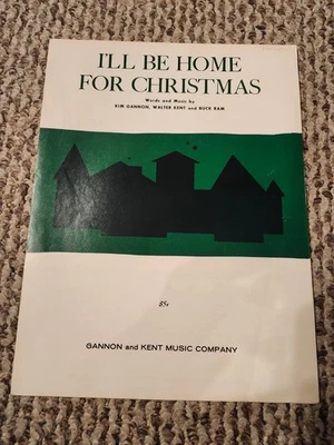 Partituras I'll Be Home For Christmas Gannon & Kent 1943 P/V/G Foto 1 de 4