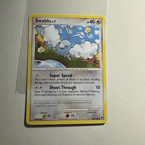 Near Mint Swablu - 86/106 - Common Great Encounters Pokemon NON HOLO - Picture 1 of 2