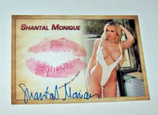 2023 Collectors Expo Model Shantal Monique Autographed Kiss Card 2