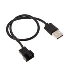 32cm/12.60in 5V USB 2.0 A to 3 / 4 Pin PWM Fan Adapter Cable USB Extension Cable