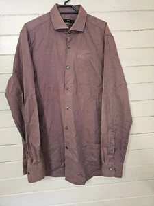 Hugo Boss Shirt Mens 42 Button Up Slim Fit Collar Adult - Picture 1 of 5