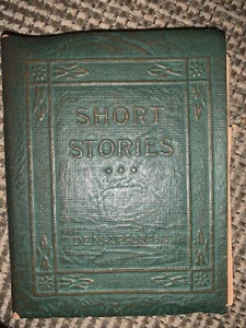 Vintage Little Leather Library Book - Short Stories - Guy De Maupassant - Imagen 1 de 3