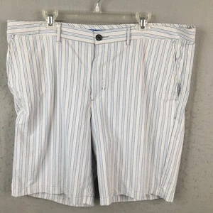 Tommy Bahama Shorts Mens 40 Pastel Seersucker Striped Lightweight Golf Beach - Picture 1 of 19