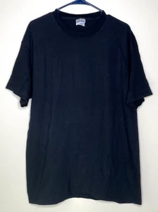 T-shirt Hanes Beefy-T uomo cotone manica corta taglia L girocollo bianca Y2K NOS - Foto 1 di 5