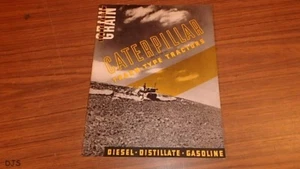 VINTAGE 1936 CATERPILLAR TRACK TYPE CATALOG BROCHURE - Picture 1 of 6