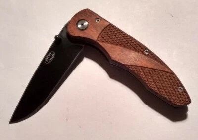 Sequoia  Tactical  4 1/2"  Stainless Steel w/ Textured Pakawood Handles  *SALE* - Image 1 of 4