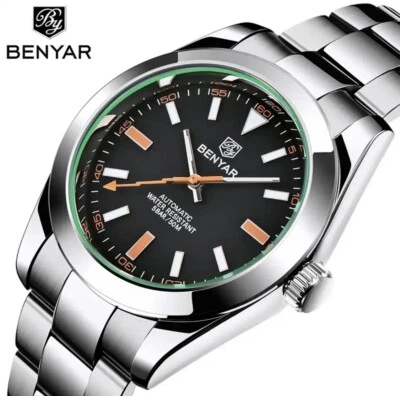 BENYAR Relojes Hombre Marca Superior Lujo Automático Impermeable Mecánico Nuevo 2024 Foto 1 de 4