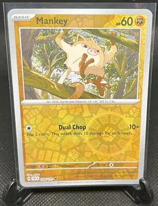 NM Mankey 098/191 Reverse Holo Surging Sparks Scarlet & Violet Pokémon 2024 - Picture 1 of 2