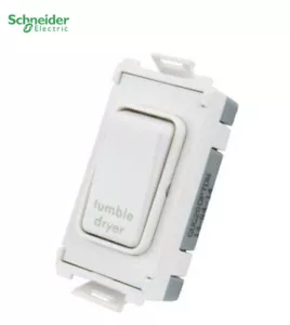 Schneider Grid Switch Module 20A Double Pole Engraved TUMBLE DRYER GUG20DPTD GET - Picture 1 of 6