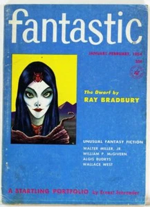 Fantastic Science Fiction Pulp Magazine Jan-Feb 1954 Digest Ray Bradbury - Picture 1 of 1