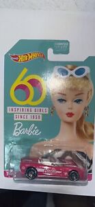 Hot Wheels Barbie 60th Anniversary 14" Corvette Stingray 2018 🚨card Not Mint