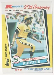 Willie Stargell Topps #37 of 44 Kmart 20th Anniversary 1982 Baseball Card - Picture 1 of 1