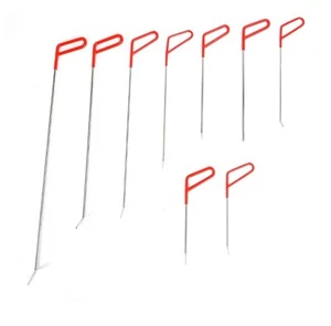 9PCS/Set PDR Hook Rods Stainless Steel Crowbar Auto PDR Professional Paintless - Picture 1 of 8