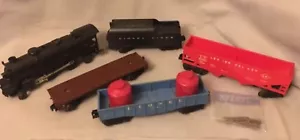 c1959 Lionel Electric Train Set Track Engine #246 Flat Coal Gondola Hopper Car - Picture 1 of 8