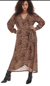 Animal Print Plus Size Dresses 