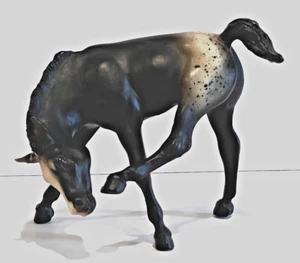 Vintage Breyer Pferd #168 schwarze Decke Appaloosa Kratzfohlen. 1970 - Bild 1 von 2