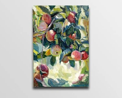 Pintura Frutas IMPRESIONISMO Original Óleo sobre lienzo por E. Chernyakovsky Foto 1 de 4