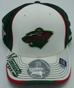 NHL Minnesota Wild Reebok Stanley Cup 2013 Adult Structured Flex Fit Cap Hat NEW - Picture 1 of 5