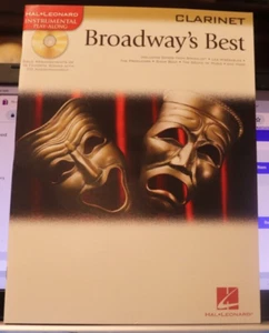 Clarinet & CD Broadway's Best 15 favority Songs with CD Acc, retail $10.95 new - Picture 1 of 5