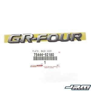 Original GRFour Stiefelabzeichen hinten für Toyota Yaris GR G16EGTS 7544452180 - Bild 1 von 5