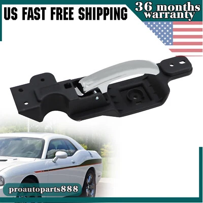 Manija interior de la puerta delantera izquierda cromada para Dodge Challenger 2008-14 Foto 1 de 4