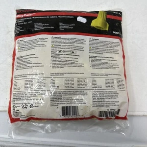 (500er Beutel) - Buchanan WT-51 WingTwist Drahtverbinder, gelb WT51-B - Bild 1 von 5