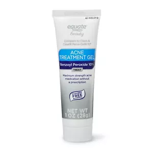 Equate 10% Benzoyl Peroxide Acne Treatment Gel, 1 oz - Picture 1 of 10