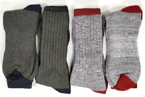 4 Pairs Clear Creek Medium Weight Merino Wool Boot Sock Men Size 10-13 Shoe 7-12 - Picture 1 of 6