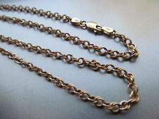 Fine 9ct gold  Necklace  3.5mm,   2.9g,  20 inch long.