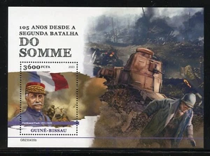 GUINEA-BISSAU 2023 105th ANNIVERSARY OF THE 2nd BATTLE OF SOMME S/SHEET MINT NH - Picture 1 of 1