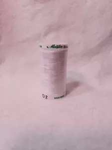 Mettler Cotton Thread Silk Finish 60 weight 2 ply 170d 800 meters/875 yds White - Picture 1 of 2