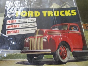 1946 FORD PICKUP TRUCK Original Car Sales Brochure Catalog - Picture 1 of 2