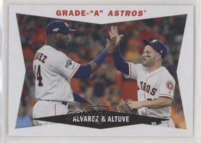 2020 Topps Archives 1960 Combo Cards Yordan Alvarez Jose Altuve Rookie RC - Image 1 of 2