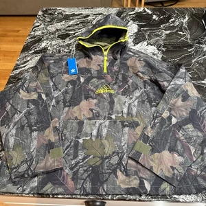 adidas Originals Camo Jacket Q1 Olive Strata JD5417 Mens Sz XL NWT Anorak - Picture 1 of 12